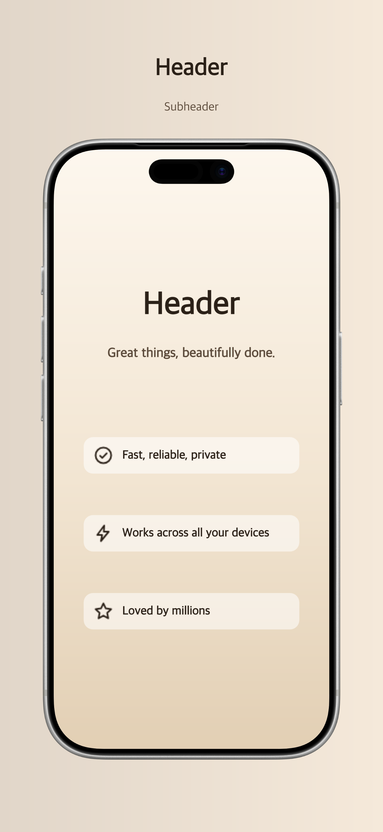 Single Phone Centered preview
