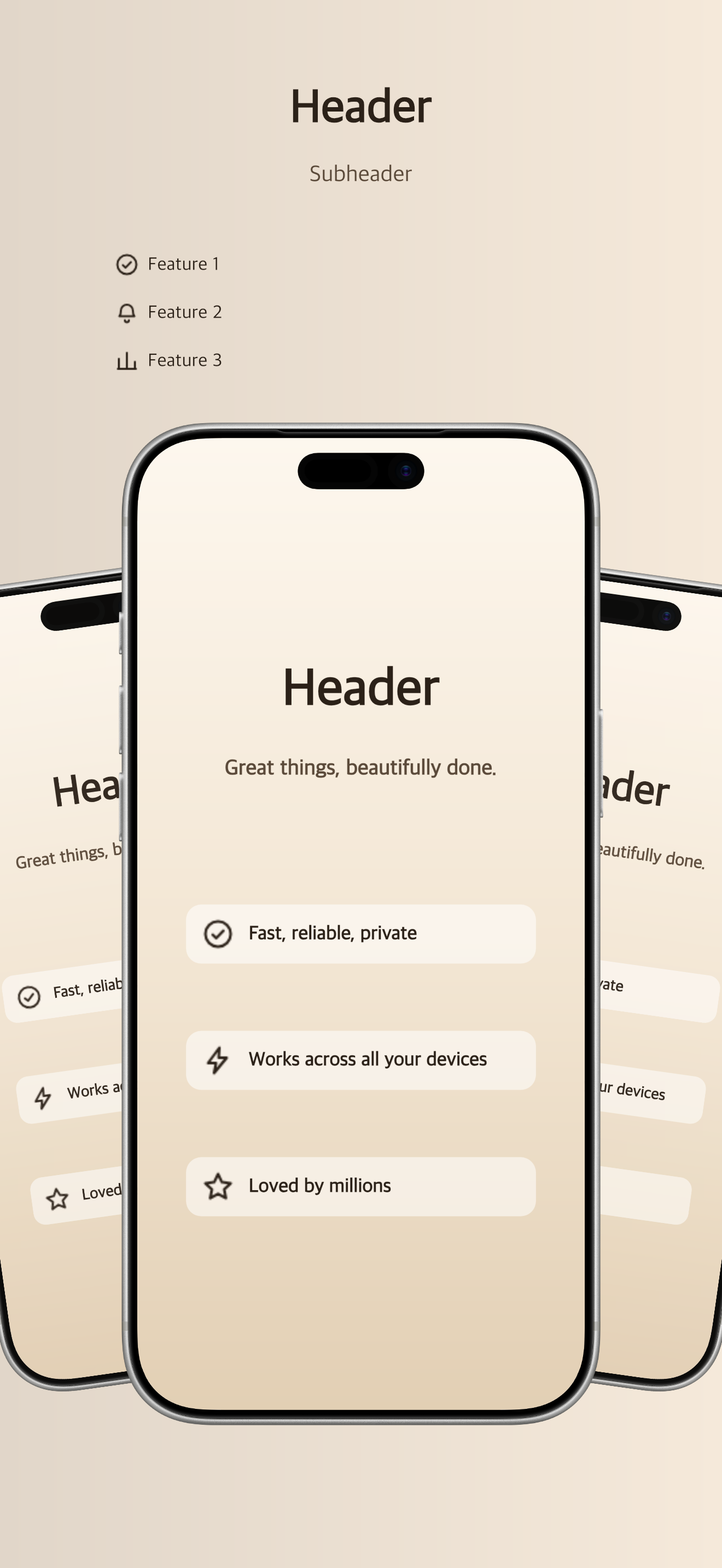 Triple Phone Showcase preview